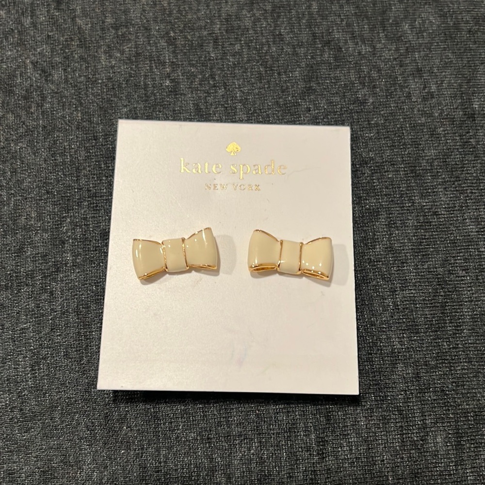 Kate spade bow earrings